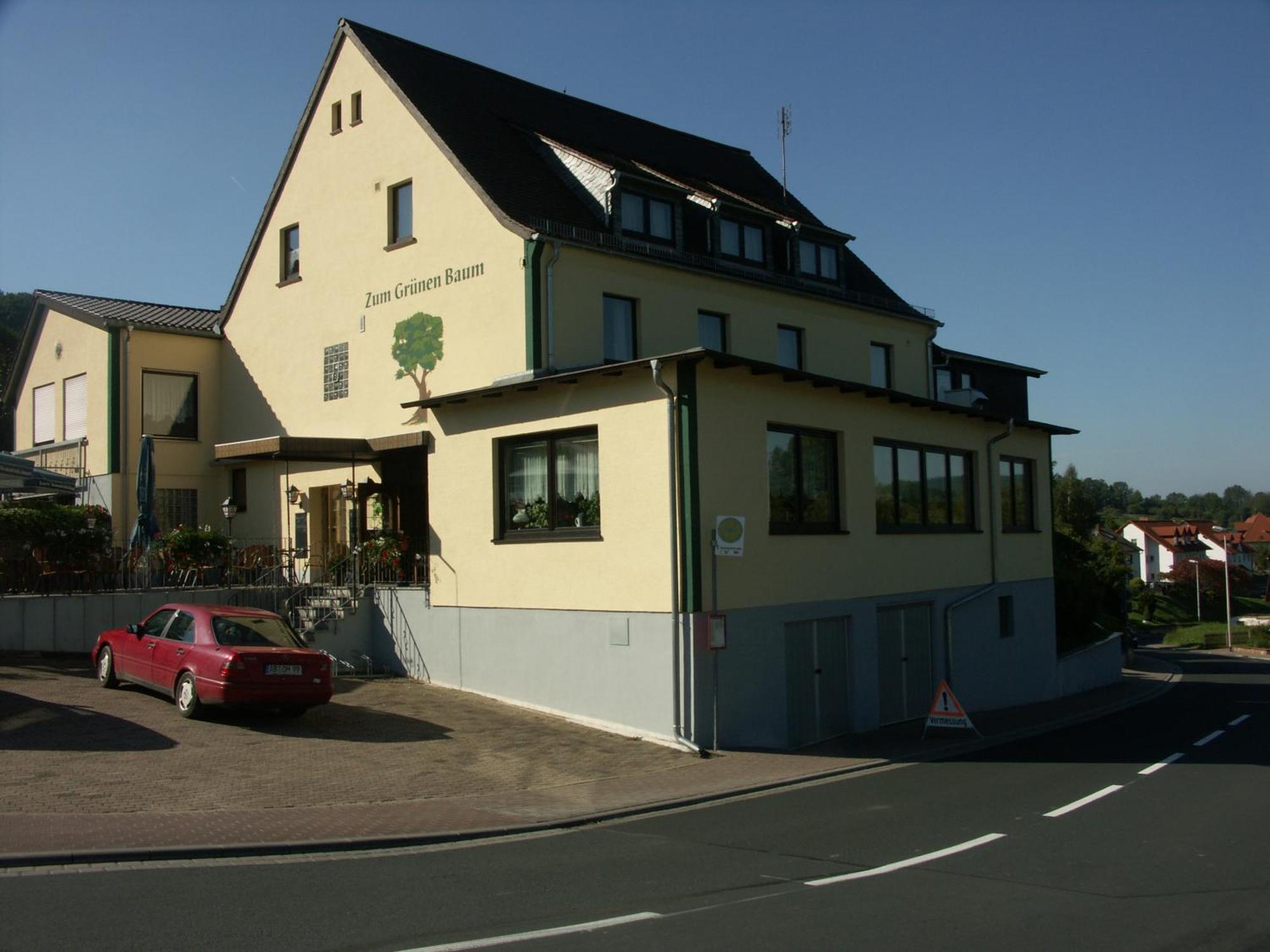 Отель Restaurant Gruener Baum Leidersbach Экстерьер фото