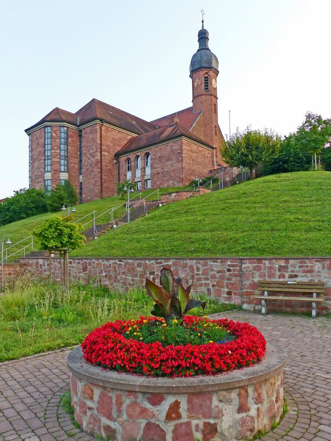 Отель Restaurant Gruener Baum Leidersbach Экстерьер фото